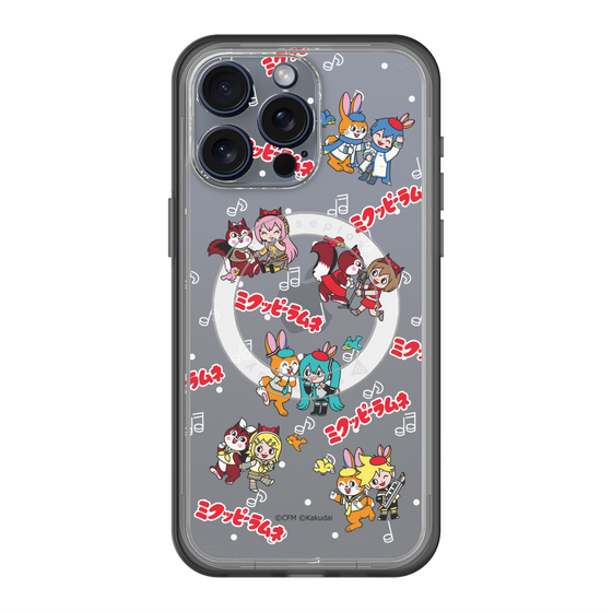 Slim Protection Premium Case with MagSafe［ Hatsune Miku × Kuppy Ramune – Overall Pattern ］