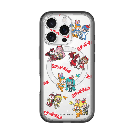 Slim Protection Premium Case with MagSafe［ Hatsune Miku × Kuppy Ramune – Overall Pattern ］