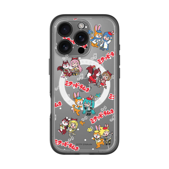 Slim Protection Premium Case with MagSafe［ Hatsune Miku × Kuppy Ramune – Overall Pattern ］