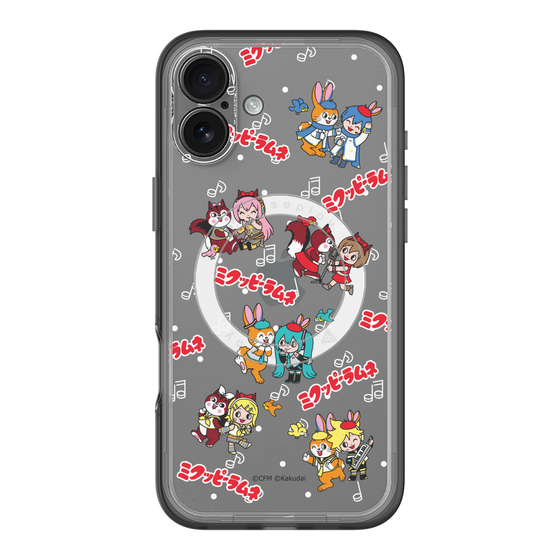 Slim Protection Premium Case with MagSafe［ Hatsune Miku × Kuppy Ramune – Overall Pattern ］