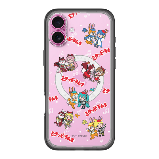 Slim Protection Premium Case with MagSafe［ Hatsune Miku × Kuppy Ramune – Overall Pattern ］