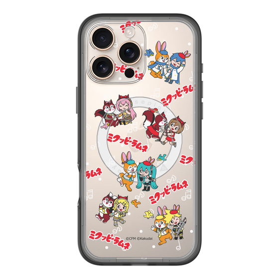 Slim Protection Premium Case with MagSafe［ Hatsune Miku × Kuppy Ramune – Overall Pattern ］