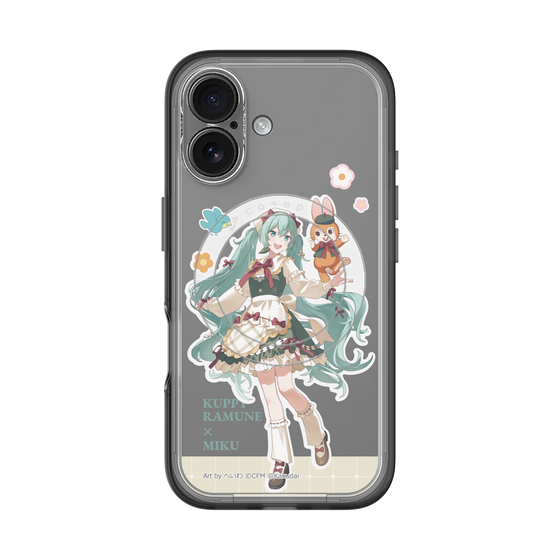 Slim Protection Premium Case with MagSafe［ Hatsune Miku × Kuppy Ramune – Hatsune Miku × Kuppy – Full-body Illustration 2 ］