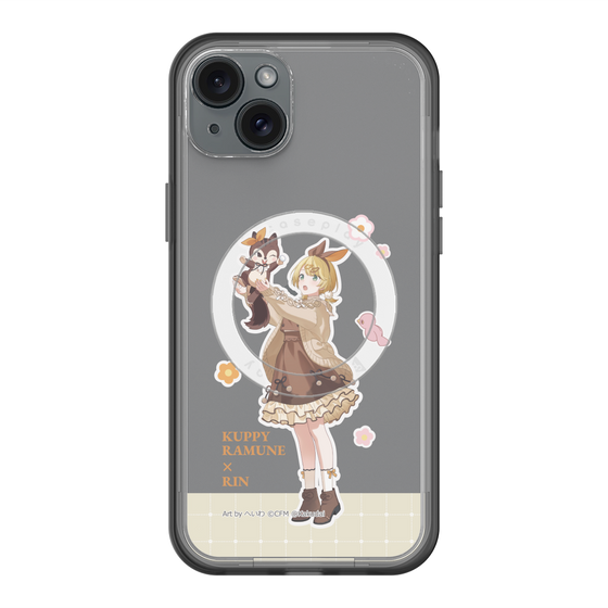 Slim Protection Premium Case with MagSafe［ Hatsune Miku × Kuppy Ramune – Kagamine Rin × Ram – Full-body Illustration 2 ］