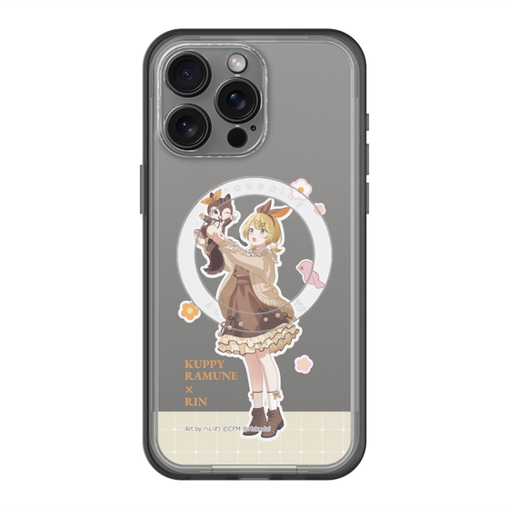 Slim Protection Premium Case with MagSafe［ Hatsune Miku × Kuppy Ramune – Kagamine Rin × Ram – Full-body Illustration 2 ］