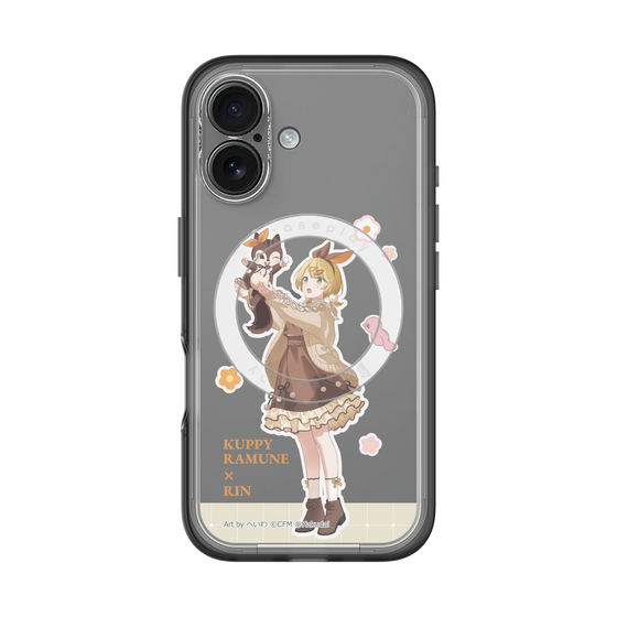 Slim Protection Premium Case with MagSafe［ Hatsune Miku × Kuppy Ramune – Kagamine Rin × Ram – Full-body Illustration 2 ］
