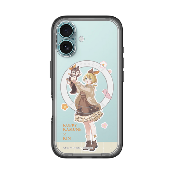 Slim Protection Premium Case with MagSafe［ Hatsune Miku × Kuppy Ramune – Kagamine Rin × Ram – Full-body Illustration 2 ］
