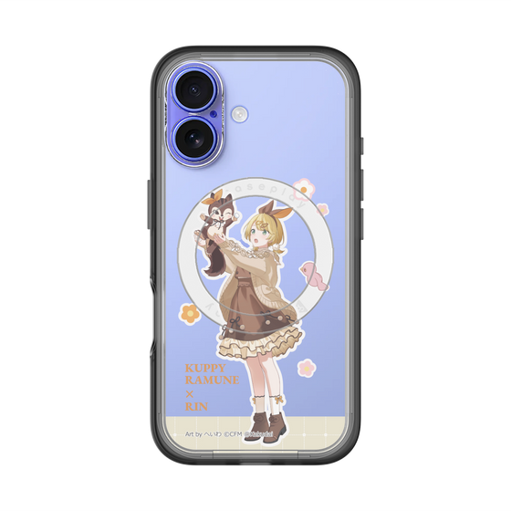 Slim Protection Premium Case with MagSafe［ Hatsune Miku × Kuppy Ramune – Kagamine Rin × Ram – Full-body Illustration 2 ］