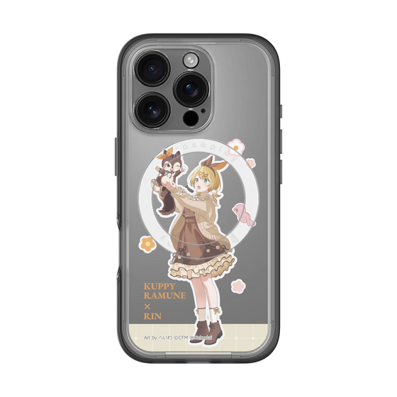 Slim Protection Premium Case with MagSafe［ Hatsune Miku × Kuppy Ramune – Kagamine Rin × Ram – Full-body Illustration 2 ］