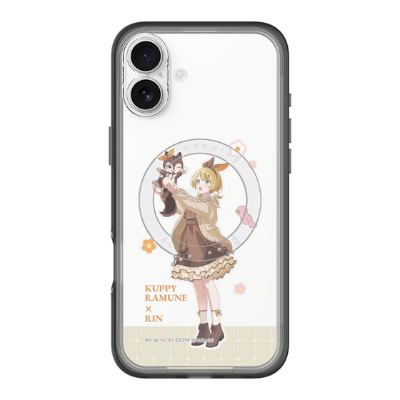 Slim Protection Premium Case with MagSafe［ Hatsune Miku × Kuppy Ramune – Kagamine Rin × Ram – Full-body Illustration 2 ］