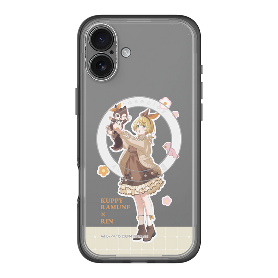 Slim Protection Premium Case with MagSafe［ Hatsune Miku × Kuppy Ramune – Kagamine Rin × Ram – Full-body Illustration 2 ］