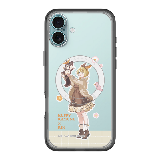 Slim Protection Premium Case with MagSafe［ Hatsune Miku × Kuppy Ramune – Kagamine Rin × Ram – Full-body Illustration 2 ］