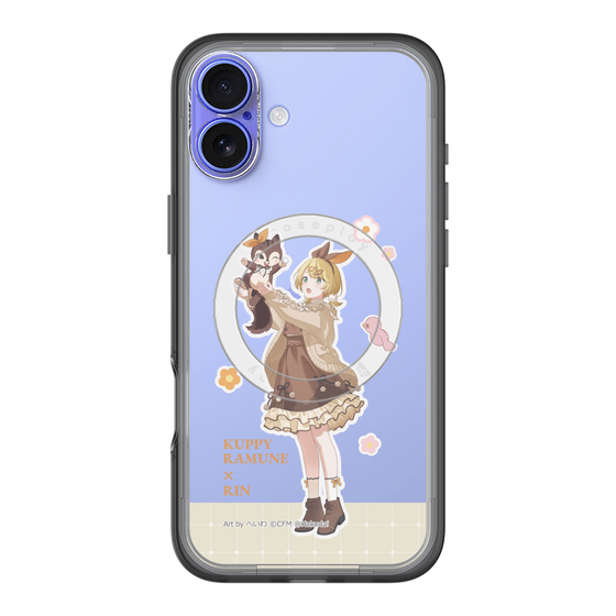 Slim Protection Premium Case with MagSafe［ Hatsune Miku × Kuppy Ramune – Kagamine Rin × Ram – Full-body Illustration 2 ］