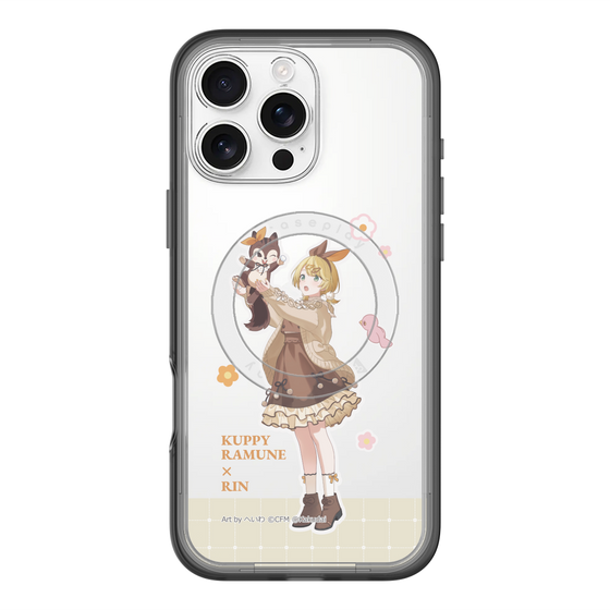 Slim Protection Premium Case with MagSafe［ Hatsune Miku × Kuppy Ramune – Kagamine Rin × Ram – Full-body Illustration 2 ］