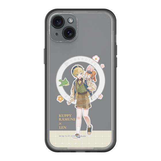 Slim Protection Premium Case with MagSafe［ Hatsune Miku × Kuppy Ramune – Kagamine Len × Kuppy – Full-body Illustration 2 ］