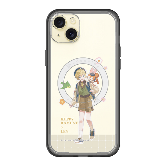 Slim Protection Premium Case with MagSafe［ Hatsune Miku × Kuppy Ramune – Kagamine Len × Kuppy – Full-body Illustration 2 ］