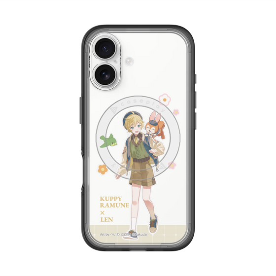 Slim Protection Premium Case with MagSafe［ Hatsune Miku × Kuppy Ramune – Kagamine Len × Kuppy – Full-body Illustration 2 ］
