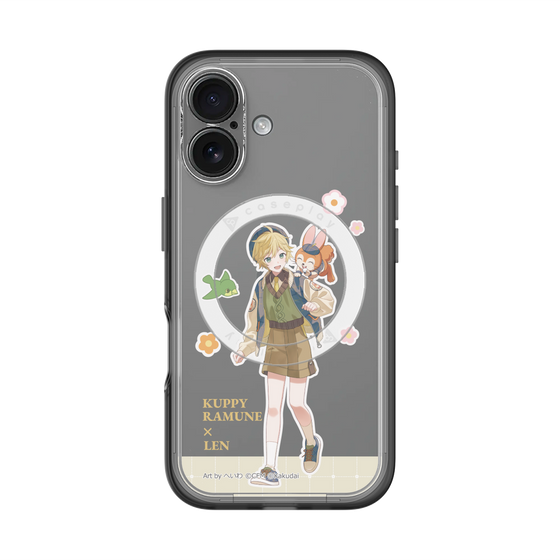 Slim Protection Premium Case with MagSafe［ Hatsune Miku × Kuppy Ramune – Kagamine Len × Kuppy – Full-body Illustration 2 ］