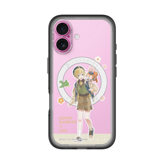 Slim Protection Premium Case with MagSafe［ Hatsune Miku × Kuppy Ramune – Kagamine Len × Kuppy – Full-body Illustration 2 ］