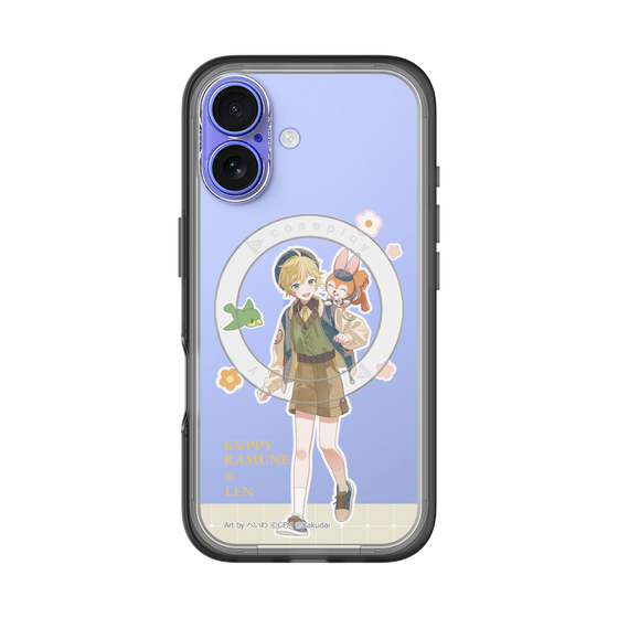 Slim Protection Premium Case with MagSafe［ Hatsune Miku × Kuppy Ramune – Kagamine Len × Kuppy – Full-body Illustration 2 ］