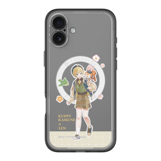 Slim Protection Premium Case with MagSafe［ Hatsune Miku × Kuppy Ramune – Kagamine Len × Kuppy – Full-body Illustration 2 ］