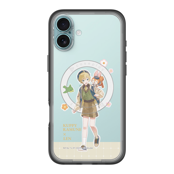 Slim Protection Premium Case with MagSafe［ Hatsune Miku × Kuppy Ramune – Kagamine Len × Kuppy – Full-body Illustration 2 ］