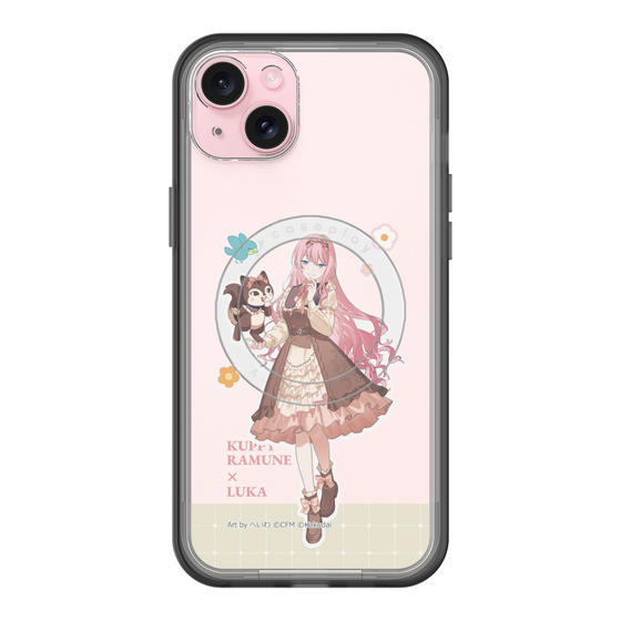 Slim Protection Premium Case with MagSafe［ Hatsune Miku × Kuppy Ramune – Megurine Luka × Ram – Full-body Illustration 2 ］