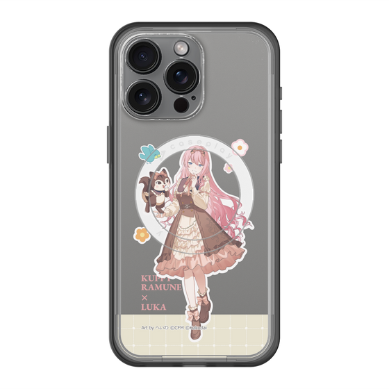 Slim Protection Premium Case with MagSafe［ Hatsune Miku × Kuppy Ramune – Megurine Luka × Ram – Full-body Illustration 2 ］