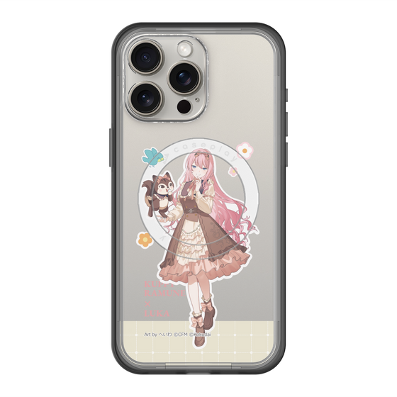 Slim Protection Premium Case with MagSafe［ Hatsune Miku × Kuppy Ramune – Megurine Luka × Ram – Full-body Illustration 2 ］