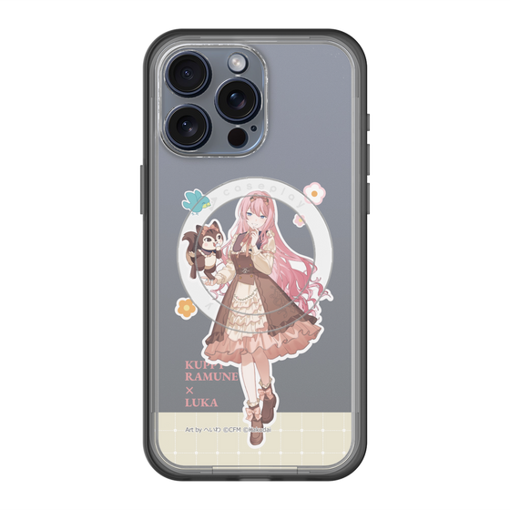 Slim Protection Premium Case with MagSafe［ Hatsune Miku × Kuppy Ramune – Megurine Luka × Ram – Full-body Illustration 2 ］