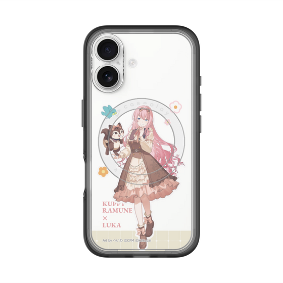 Slim Protection Premium Case with MagSafe［ Hatsune Miku × Kuppy Ramune – Megurine Luka × Ram – Full-body Illustration 2 ］