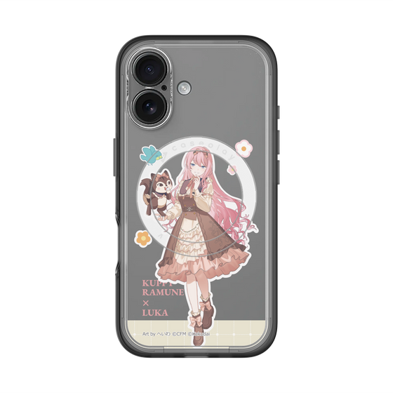 Slim Protection Premium Case with MagSafe［ Hatsune Miku × Kuppy Ramune – Megurine Luka × Ram – Full-body Illustration 2 ］