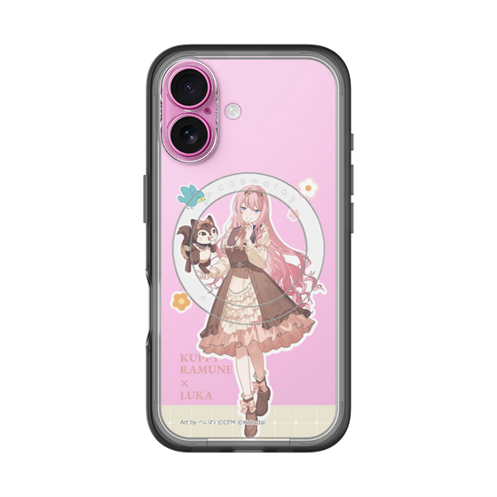 Slim Protection Premium Case with MagSafe［ Hatsune Miku × Kuppy Ramune – Megurine Luka × Ram – Full-body Illustration 2 ］
