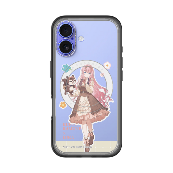 Slim Protection Premium Case with MagSafe［ Hatsune Miku × Kuppy Ramune – Megurine Luka × Ram – Full-body Illustration 2 ］