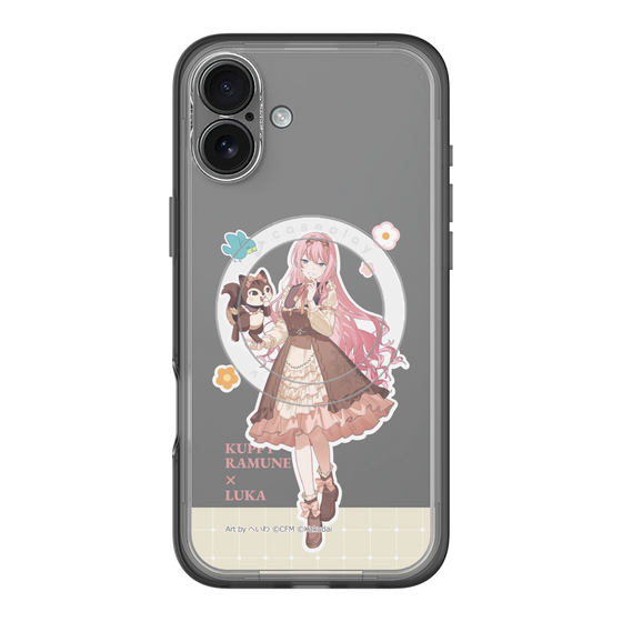 Slim Protection Premium Case with MagSafe［ Hatsune Miku × Kuppy Ramune – Megurine Luka × Ram – Full-body Illustration 2 ］