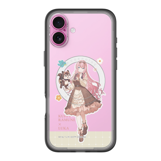 Slim Protection Premium Case with MagSafe［ Hatsune Miku × Kuppy Ramune – Megurine Luka × Ram – Full-body Illustration 2 ］
