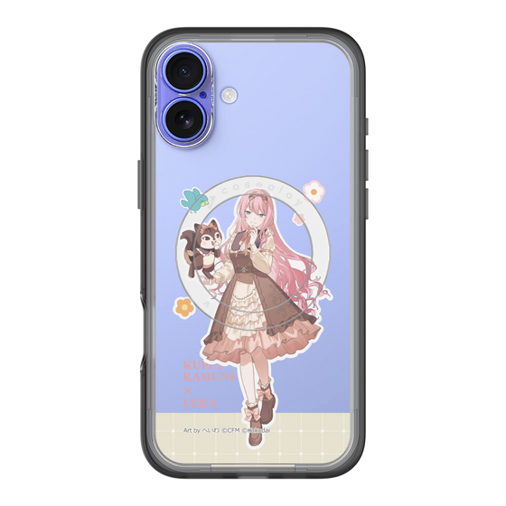 Slim Protection Premium Case with MagSafe［ Hatsune Miku × Kuppy Ramune – Megurine Luka × Ram – Full-body Illustration 2 ］