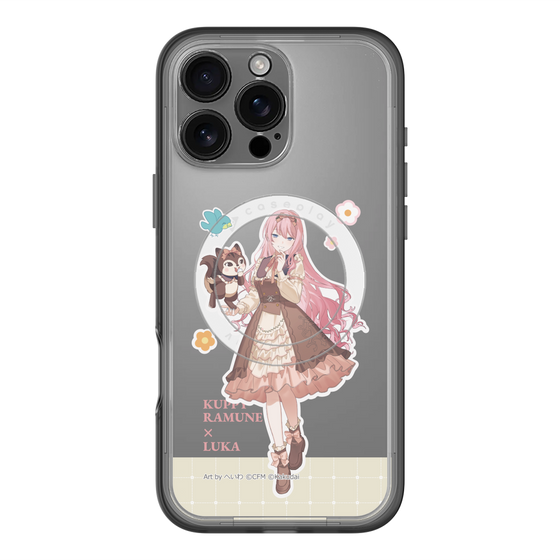 Slim Protection Premium Case with MagSafe［ Hatsune Miku × Kuppy Ramune – Megurine Luka × Ram – Full-body Illustration 2 ］