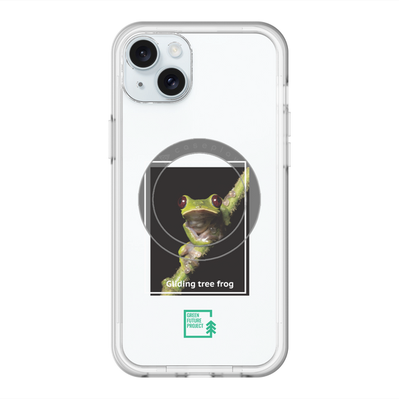 Slim Protection Premium Case with MagSafe［ Green Future Project - Gliding tree frog ］