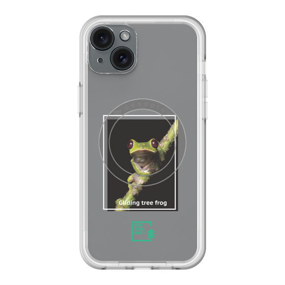 Slim Protection Premium Case with MagSafe［ Green Future Project - Gliding tree frog ］