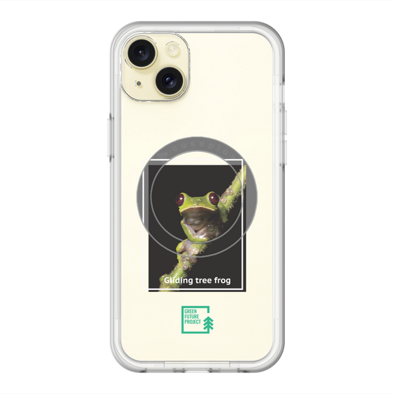 Slim Protection Premium Case with MagSafe［ Green Future Project - Gliding tree frog ］