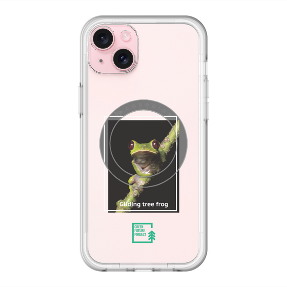 Slim Protection Premium Case with MagSafe［ Green Future Project - Gliding tree frog ］