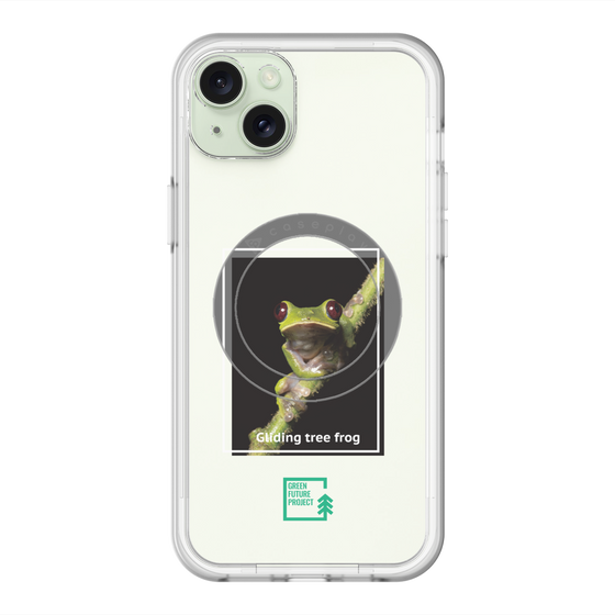 Slim Protection Premium Case with MagSafe［ Green Future Project - Gliding tree frog ］