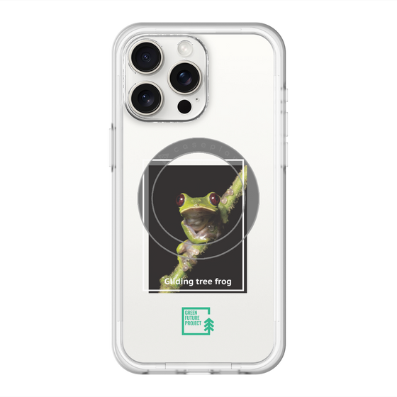 Slim Protection Premium Case with MagSafe［ Green Future Project - Gliding tree frog ］