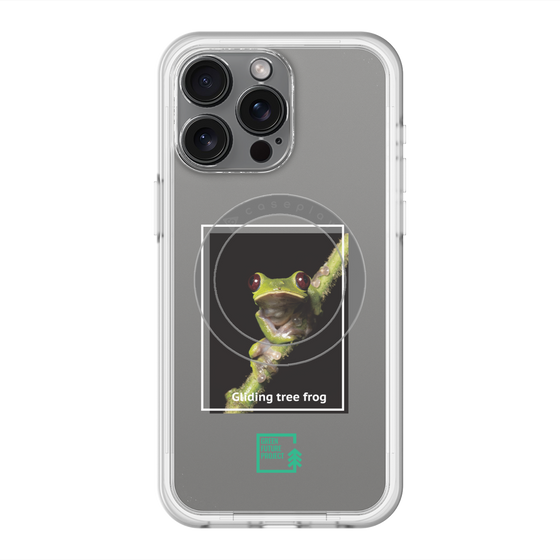 Slim Protection Premium Case with MagSafe［ Green Future Project - Gliding tree frog ］