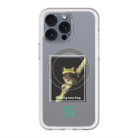 Slim Protection Premium Case with MagSafe［ Green Future Project - Gliding tree frog ］