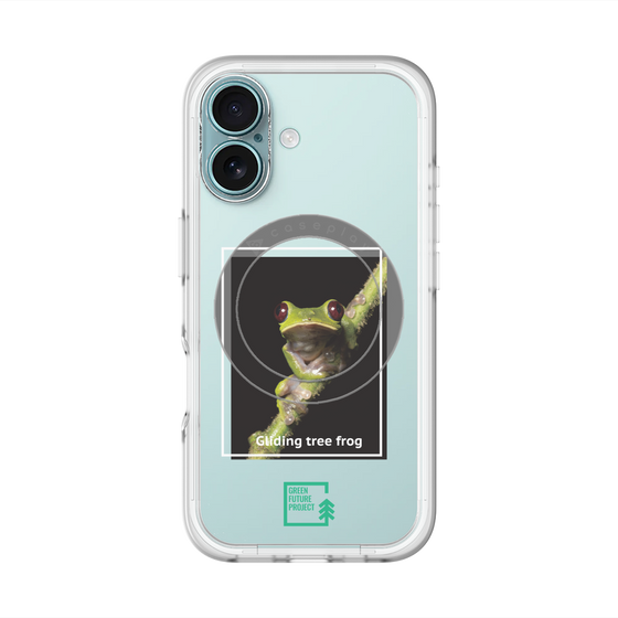 Slim Protection Premium Case with MagSafe［ Green Future Project - Gliding tree frog ］