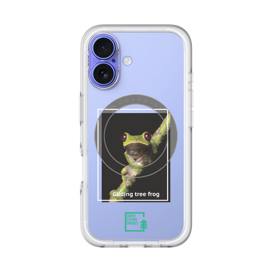 Slim Protection Premium Case with MagSafe［ Green Future Project - Gliding tree frog ］