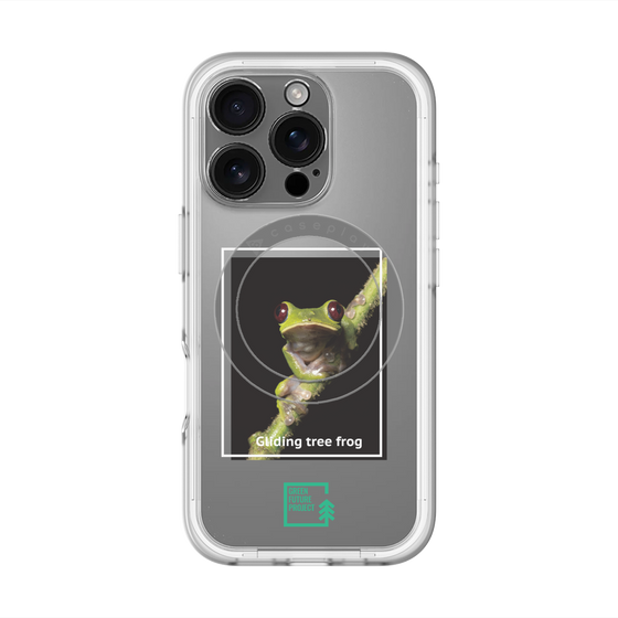 Slim Protection Premium Case with MagSafe［ Green Future Project - Gliding tree frog ］