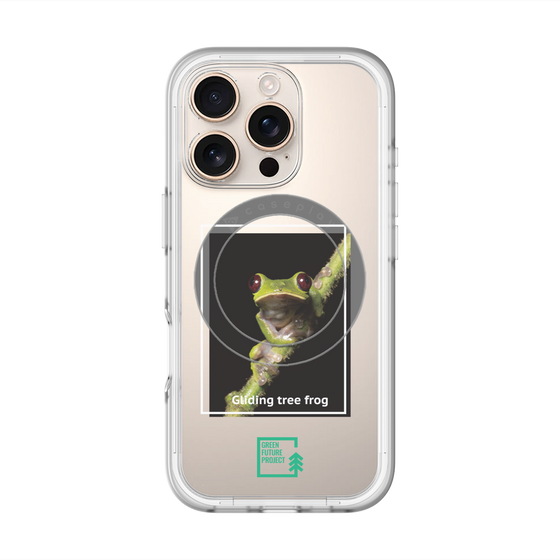 Slim Protection Premium Case with MagSafe［ Green Future Project - Gliding tree frog ］